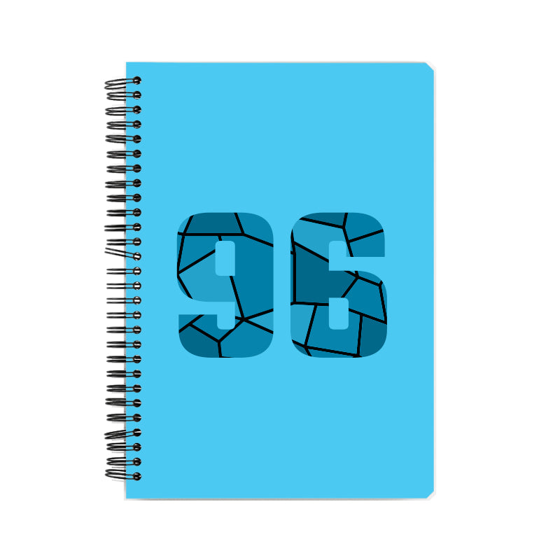 96 Number Notebook (Sky Blue)