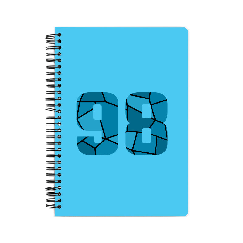 98 Number Notebook (Sky Blue)