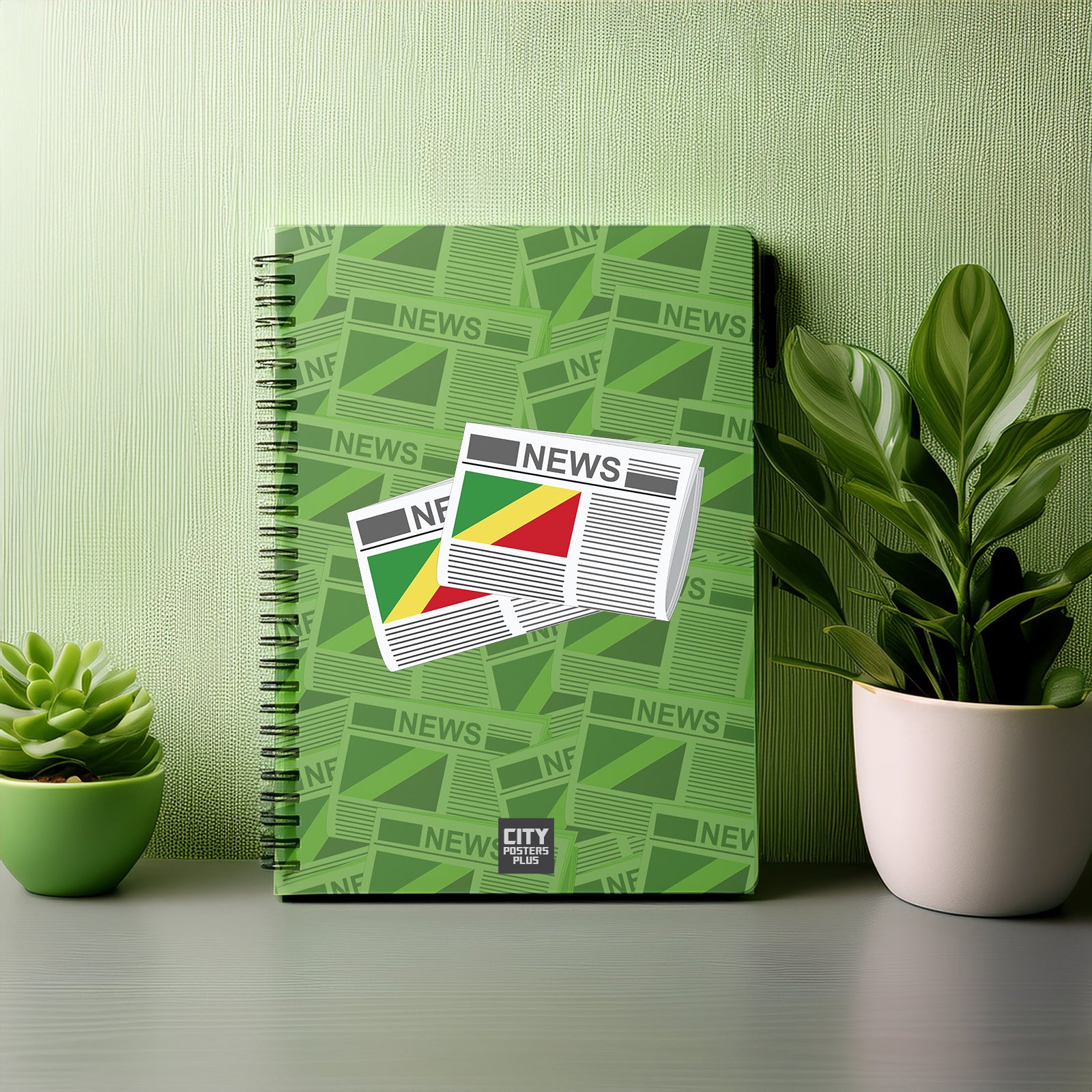 Congo Republic of the Newspapers Notebook