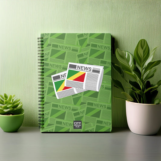 Congo Republic of the Newspapers Notebook