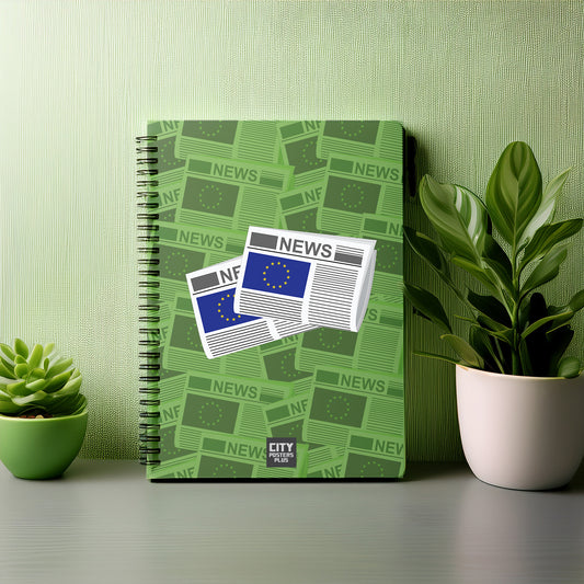 European Union Newspapers Notebook