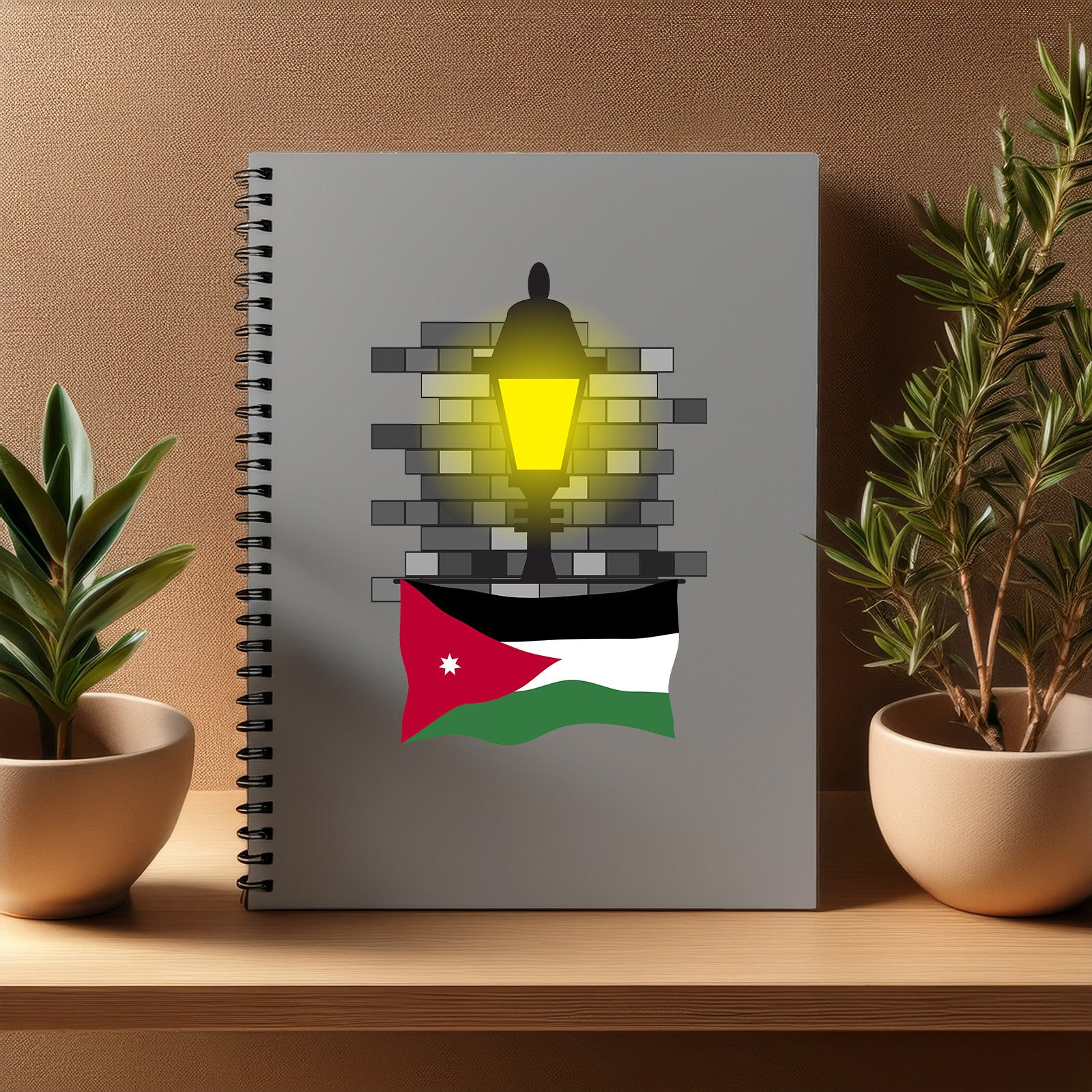 Jordan  Street Lamp Bricks Notebook