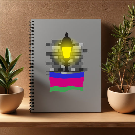 Kuban Peoples Republic  Street Lamp Bricks Notebook