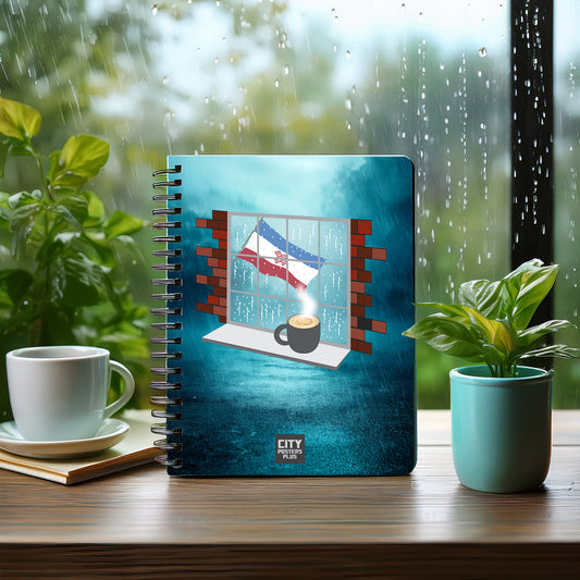 Mari El  Coffee Rain Notebook