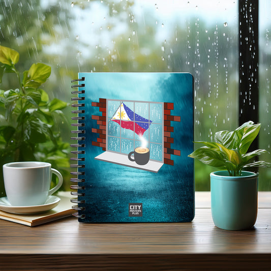 Philippines  Coffee Rain Notebook