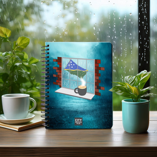 Solomon Islands  Coffee Rain Notebook