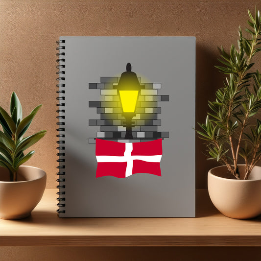 Sovereign Military Order of Malta  Street Lamp Bricks Notebook