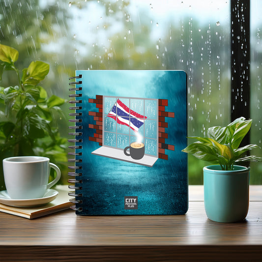 Thailand  Coffee Rain Notebook