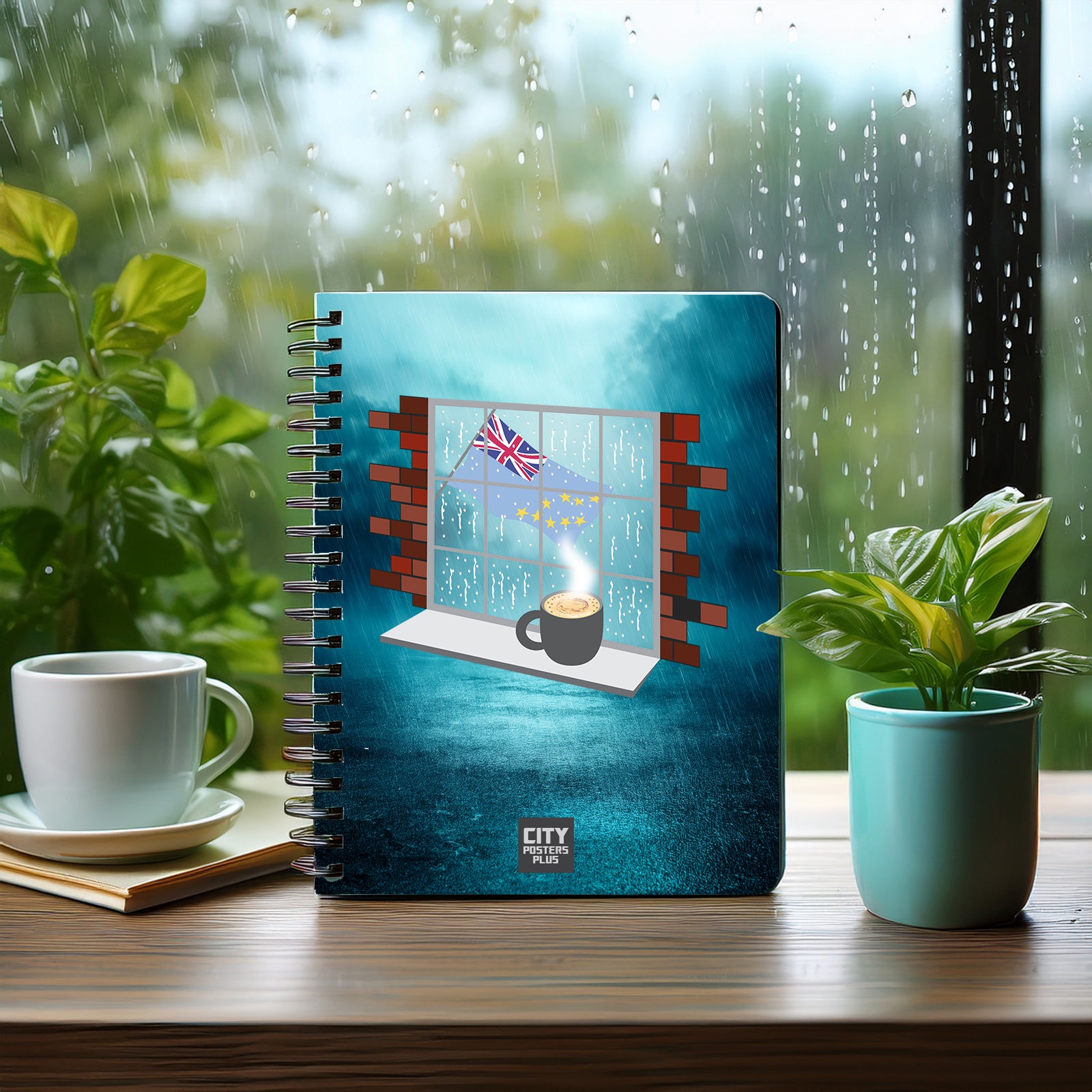 Tuvalu  Coffee Rain Notebook