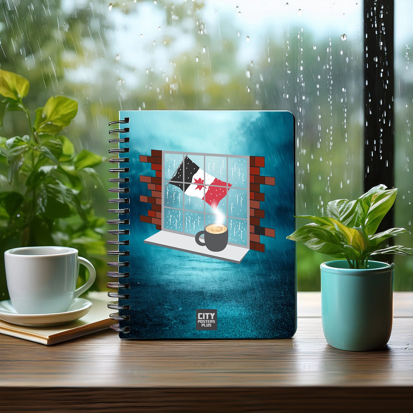 Udmurtia  Coffee Rain Notebook